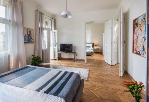 Apartmani Beograd | Smeštaj Beograd | Apartman A33 - Pogled na obe spavaća sobe