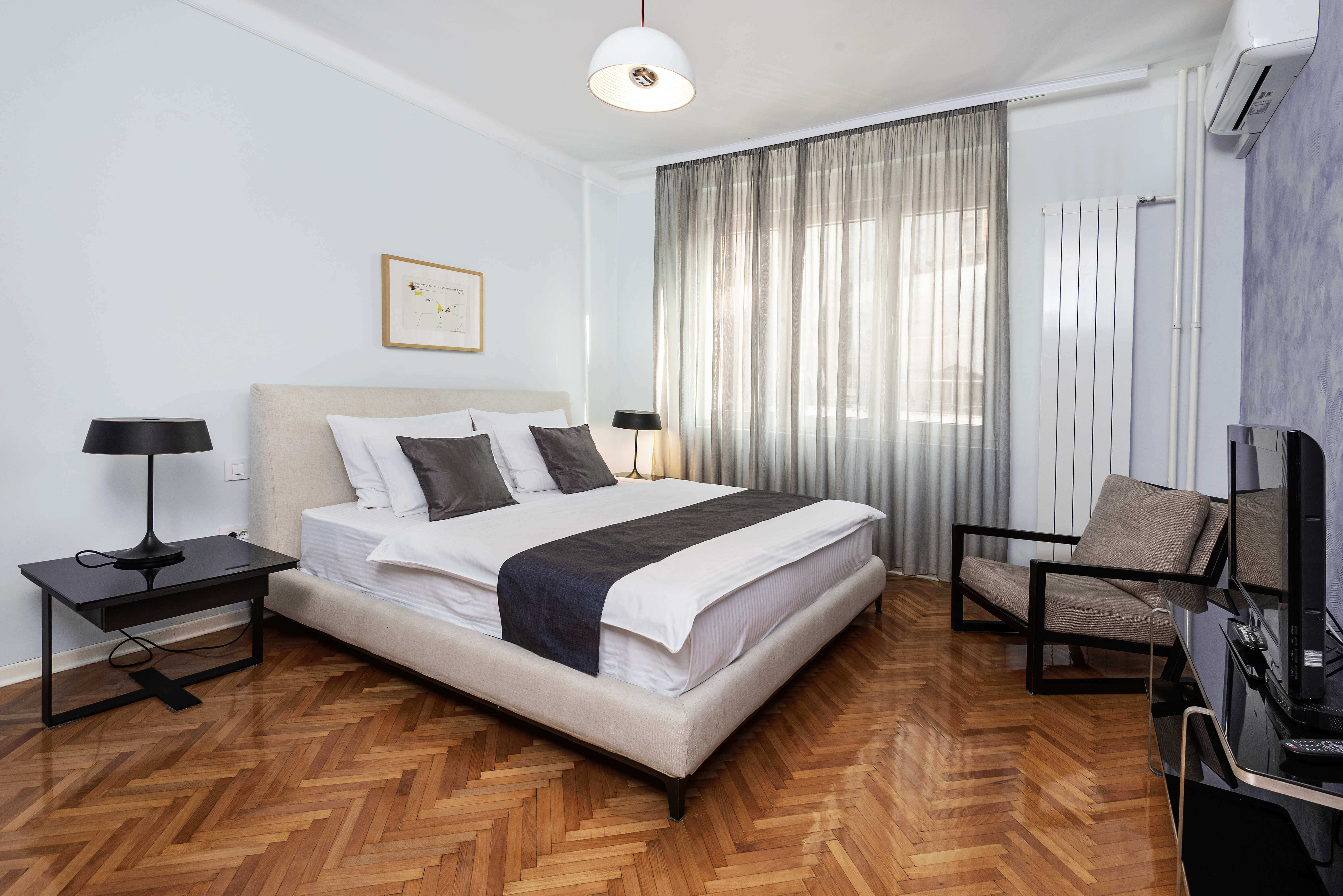 Apartmani Beograd | Smeštaj | Apartman A8 - Spavaća soba sa terasomo 