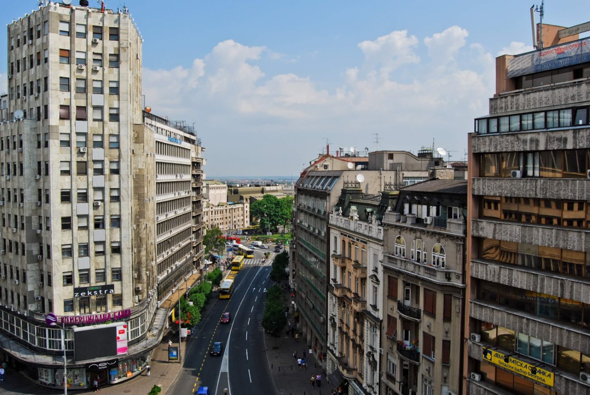 Apartmani Beograd | Apartman A16 | Strogi centar Terazije - Pogled sa terase