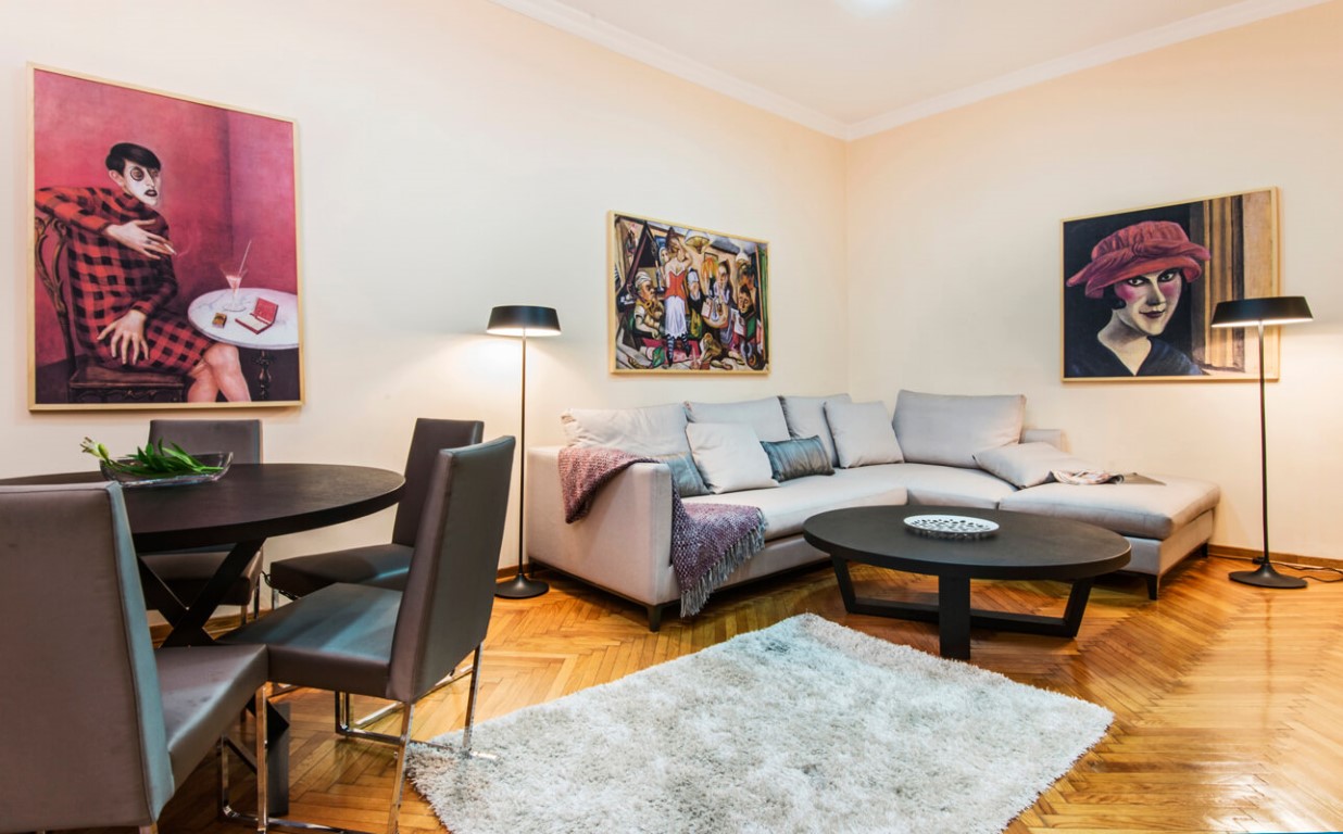 Apartmani Beograd | Apartman A18 | Pešačka zona - Dnevni boravak